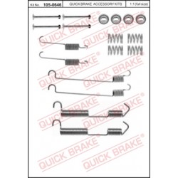 Bremžu loku rem.k-ts QUICK BRAKE Q646
