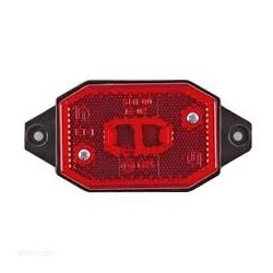 Gabarītlukturis universāls ar kronšteinu 64x42x33 sarkans