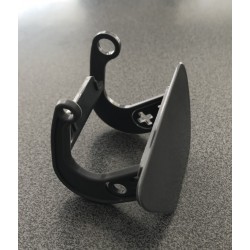 BMW 5 F10 09-17 bampera vāciņš luktura mazgātājam L augšdaļa, 51117246869 2