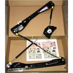 Škoda Octavia 05-08  loga pacēlāja mehānisms priekšas L elektro bez motoriņa 1Z1837461