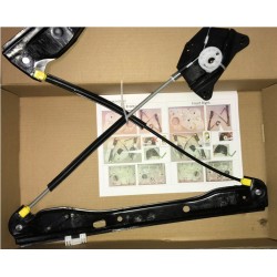 Škoda Octavia 05-08  loga pacēlāja mehānisms priekšas L elektro bez motoriņa 1Z1837461 2