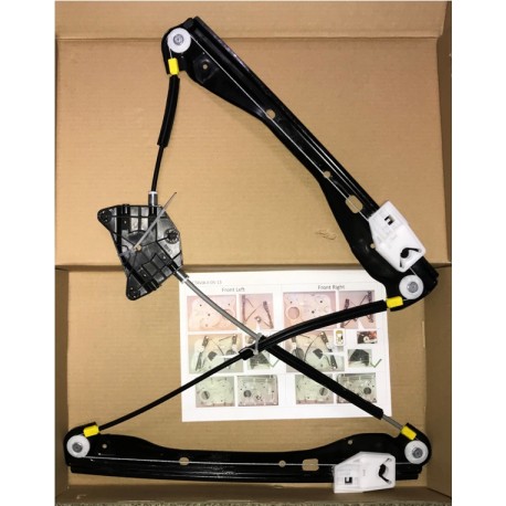 Škoda Octavia 05-08  loga pacēlāja mehānisms priekšas L elektro bez motoriņa 1Z1837461