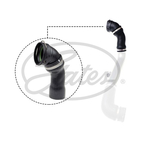 BMW E60 Pūtes sistēmas gaisa caurule 68-0207 11617799401