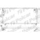 Sebring 00-03 kond. radiators -05.05 MR315302