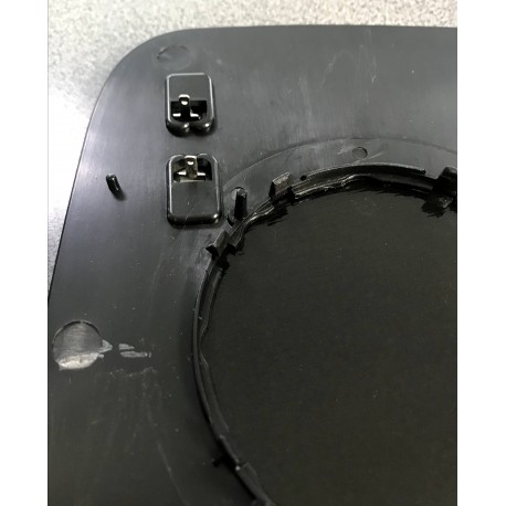 VW Transporter 90-03 spoguļa ieliktnis R liekts, apsildāms 701857522G, 701857508H01C, 701857508H