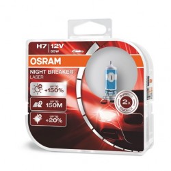Spuldze Osram H7 NIGHT BREAKER +150 x2 KOMPL.