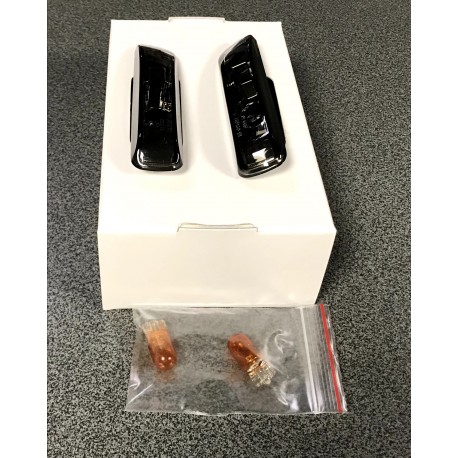 BMW 3 E46 98-01 pagrieziens uz spārna CLEAR SMOKE komplekts E