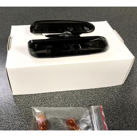 BMW 3 E46 98-01 pagrieziens uz spārna CLEAR SMOKE komplekts E