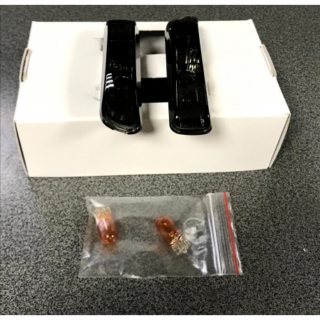 BMW 3 E46 98-01 pagrieziens uz spārna CLEAR SMOKE komplekts E