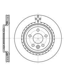 Volvo V70, S80 XC70 aizmugures bremžu diski K27 30769060, BD-7293