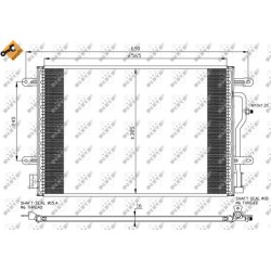 Audi A4 B6 Gaisa kondicionēšana radiators NRF35465 NRF 8E0260403D