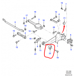Sviras bukse Mayle 34-F145, 7147100005, 1762747, 1S71-5A969-BH 2
