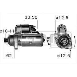 Starteris 220141 , 02M911023D, 02M 911 023 R