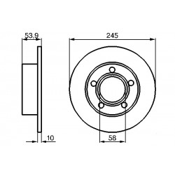 Bremžu disks AUDI A6