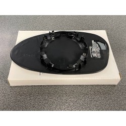 BMW 3 E90 04-08 spoguļa ieliktnis R apsildāms liekts zils 51167157246, 51167250424 2