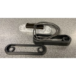 Gabarītlukturis universāls ar kronšteinu 80x23MM balts LED 2