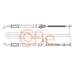 TOYOTA AVENSIS bremžu trose LAB. 8140131101, 4642005020