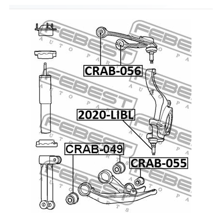JEEP CHEROKEE sviras Bukse 52088746AA
