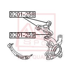 NISSAN PRIMERA sviras bukse Febest 34-N113, 54591-AU000 2