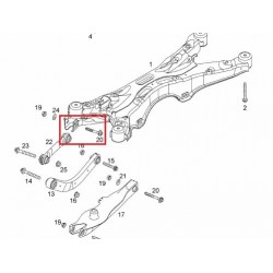 Riteņu sagāzuma regulēšanas skrūve OE OPEL 423969