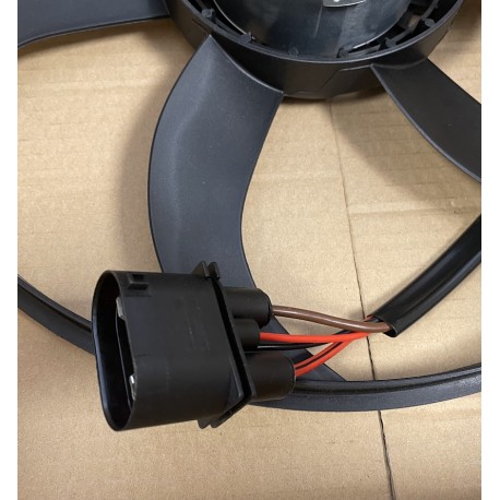 Audi A3 03-08 ventilators 410mm 400W 4pin SIEMENS type SRL, 1K0959455DM, 1K0959455EF