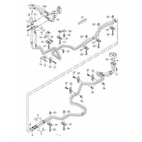 VW T5 gaisa kondicionēšanas caurule 7H1820886G
