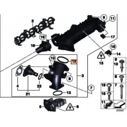 Iepl.kolektora korpusa blīve OE BMW 11618511917 2