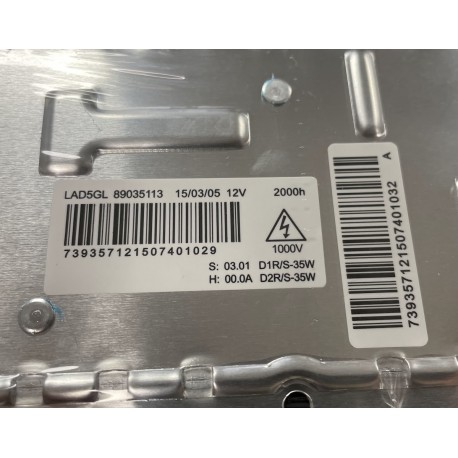 AUDI, VW, SEAT, Volvo  XENON bloks BALLAST 30674786, 30727205, 3D0907157, 3D0907391B