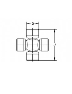 Kardāna krustiņš 27x74,6 SPIDAN U906
