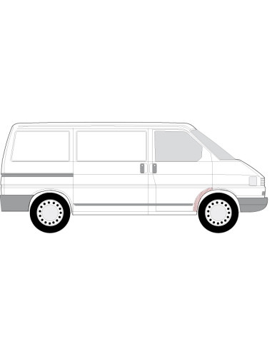 VW Transporter 90-03 arka priekšas iekšas R