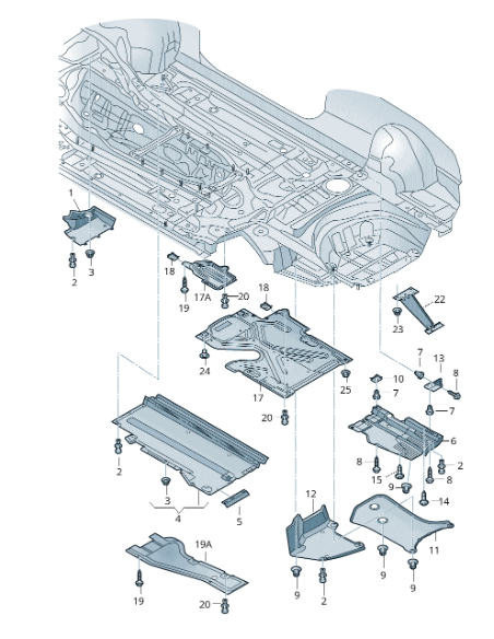 Audi A4 A5 nosegs R 8K0825202A