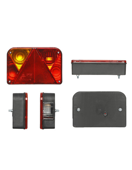 Aizmugures lukturis universāls 200X135X54 L 12, 24V