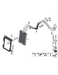 BMW E60 automātiskās karbas Blīvgredzens  17222245358 2