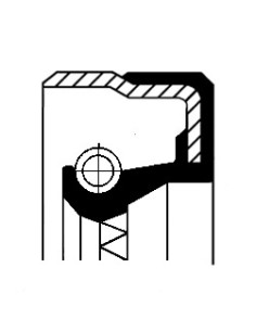 Sadales kārbas blīgredzens Elring 40x88x8 569.130, 01036457B