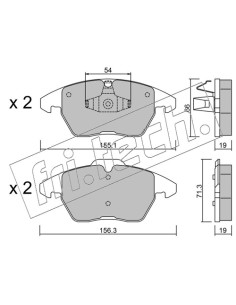 Bremžu uzlikas 564.1 fri.tech.  	FSL1728