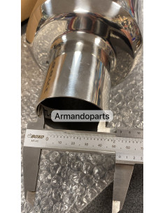 Sporta izpūtēja bunduli  76mm inlet 57mm TURBO WORK 2