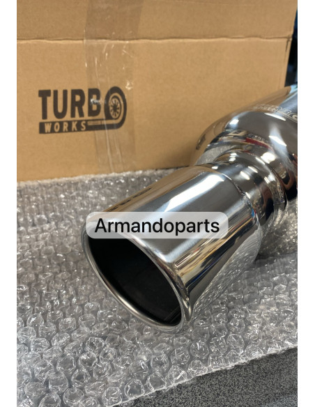 Sporta izpūtēja bunduli  76mm inlet 57mm TURBO WORK