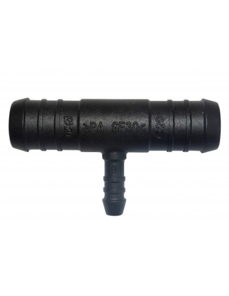 CAURUĻU savienotājs T-veids 20x20x8mm