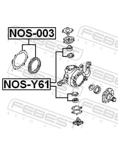 Remkomplekts, Grozāmass NOS-003 FEBEST, 40579-VB000 2