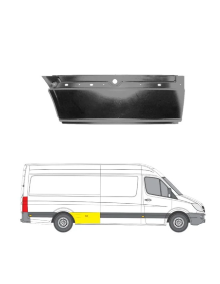 Mercedes Sprinter 06-13 remontdaļa sānam R apakšas daļa pirms riteņa 4300/4700