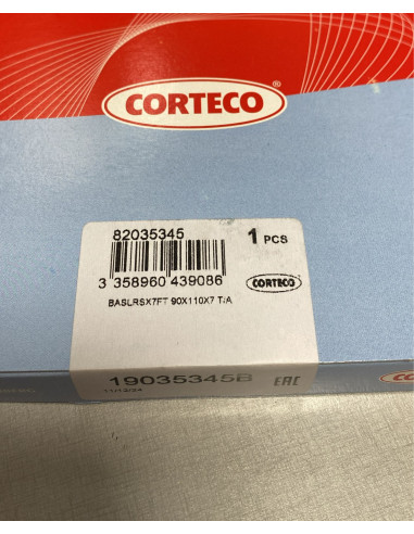 Kloķvārpstas blīvslēgs 90X110X7, 19035345B,...