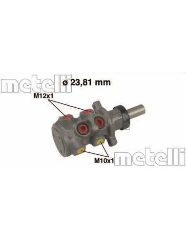 Galvenais bremžu cilindrs Delphi 05-0312,...