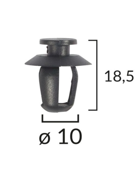 PEUGEOT PARTNER Apšuvuma klips 856535