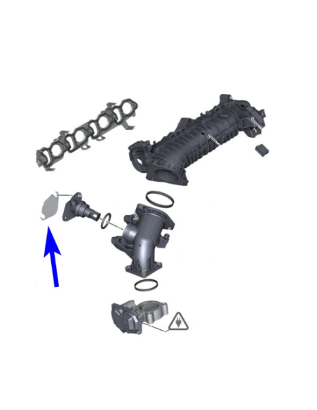 EGR paplāksne BMW MINI N47N N47S1 N57N N57X, N57Z B37 B37B B47