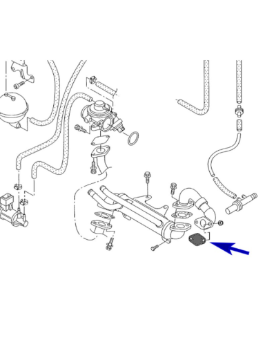 EGR palāksne 3 mm  VW Audi Seat Skoda with 1.9,...