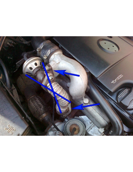 EGR paplāksne 1.9 TDI AFN AVG 1Z AHU AHH AFF ABL