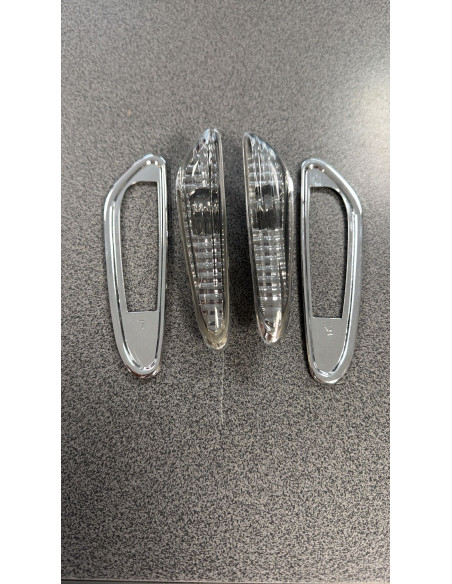 BMW 3 E46 01-05 pagrieziens uz spārna CRISTAL, SMOKE komplekts E