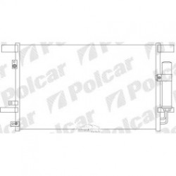 Kond. radiators 665x410x16, 2.2, 2.4, 6455FA, 7812A030
