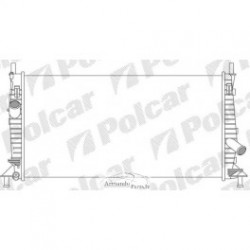 Volvo S40/V50 07- radiators 1,6 1,8 2,0 670x368x18, 1305492
