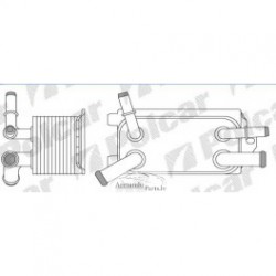 Volvo S40/V50 07- eļļas radiators 2,4 2,5 140x70x55,...
